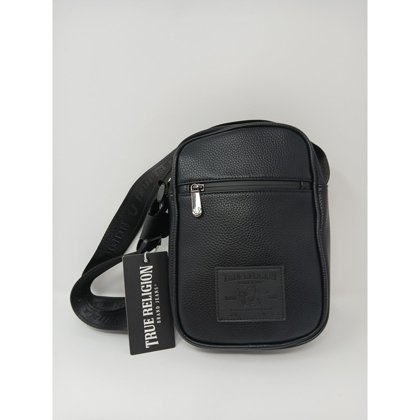 True Religion NEWAL Max Crossbody Purse Black Bag Pack Retro TR103990 New Tags