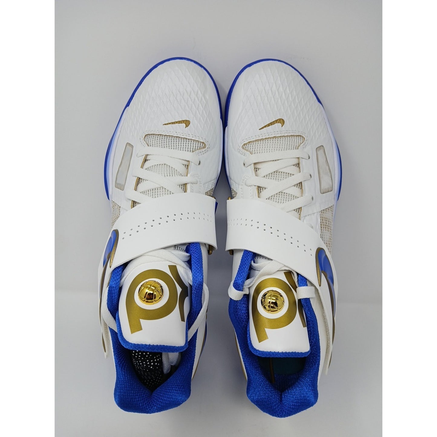 Nike Zoom KD 4 White/Hyper Royal Men's Size US 12 Basketball Shoes IB3546 100