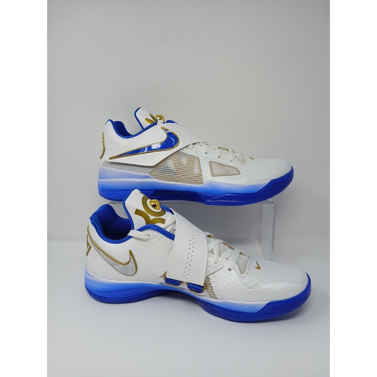 Nike Zoom KD 4 White/Hyper Royal Men's Size US 12 Basketball Shoes IB3546 100