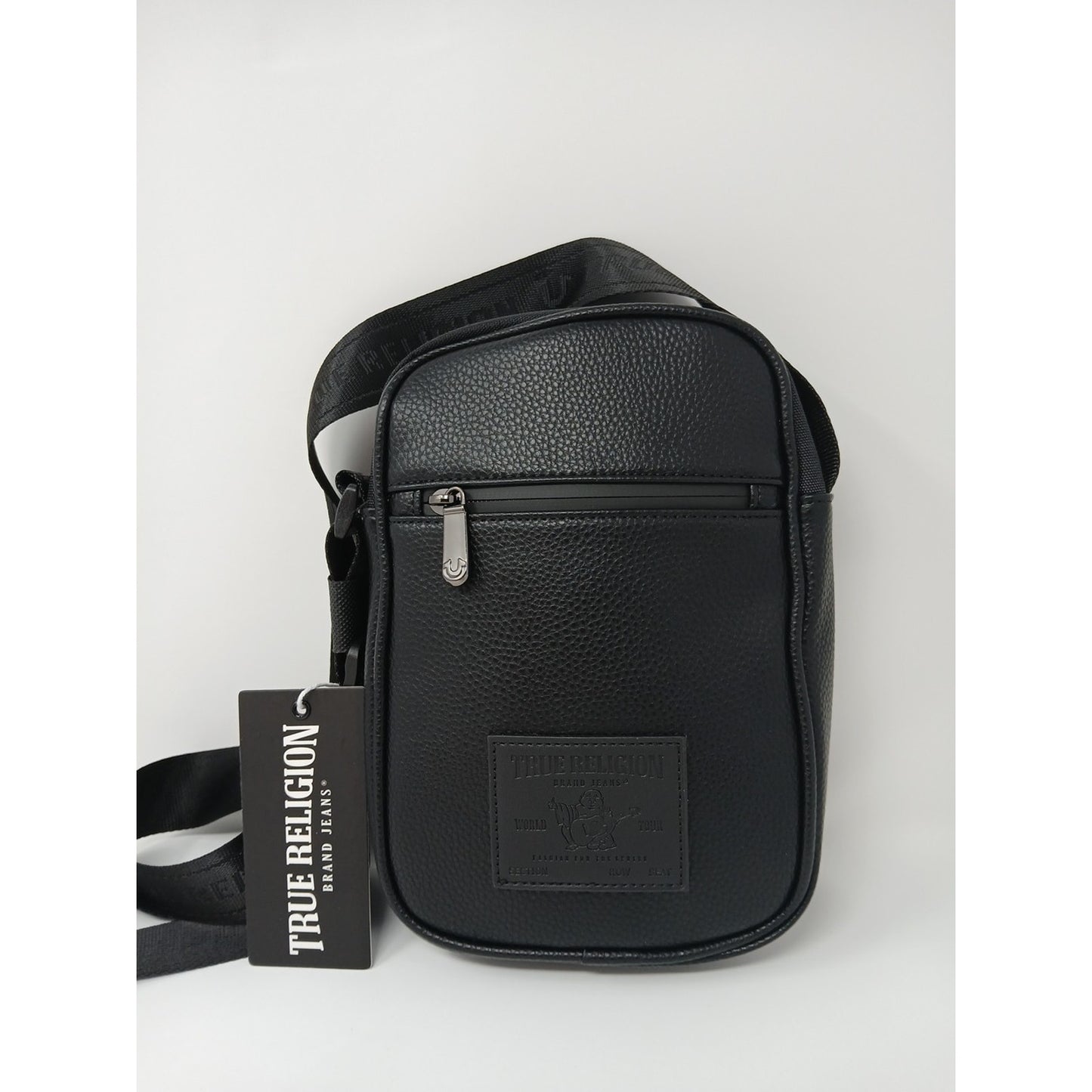 True Religion NEWAL Max Crossbody Purse Black Bag Pack Retro TR103990 New Tags
