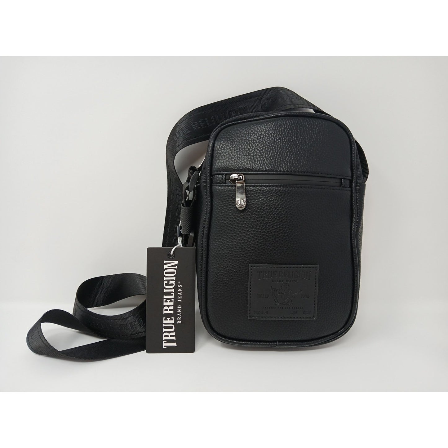 True Religion NEWAL Max Crossbody Purse Black Bag Pack Retro TR103990 New Tags