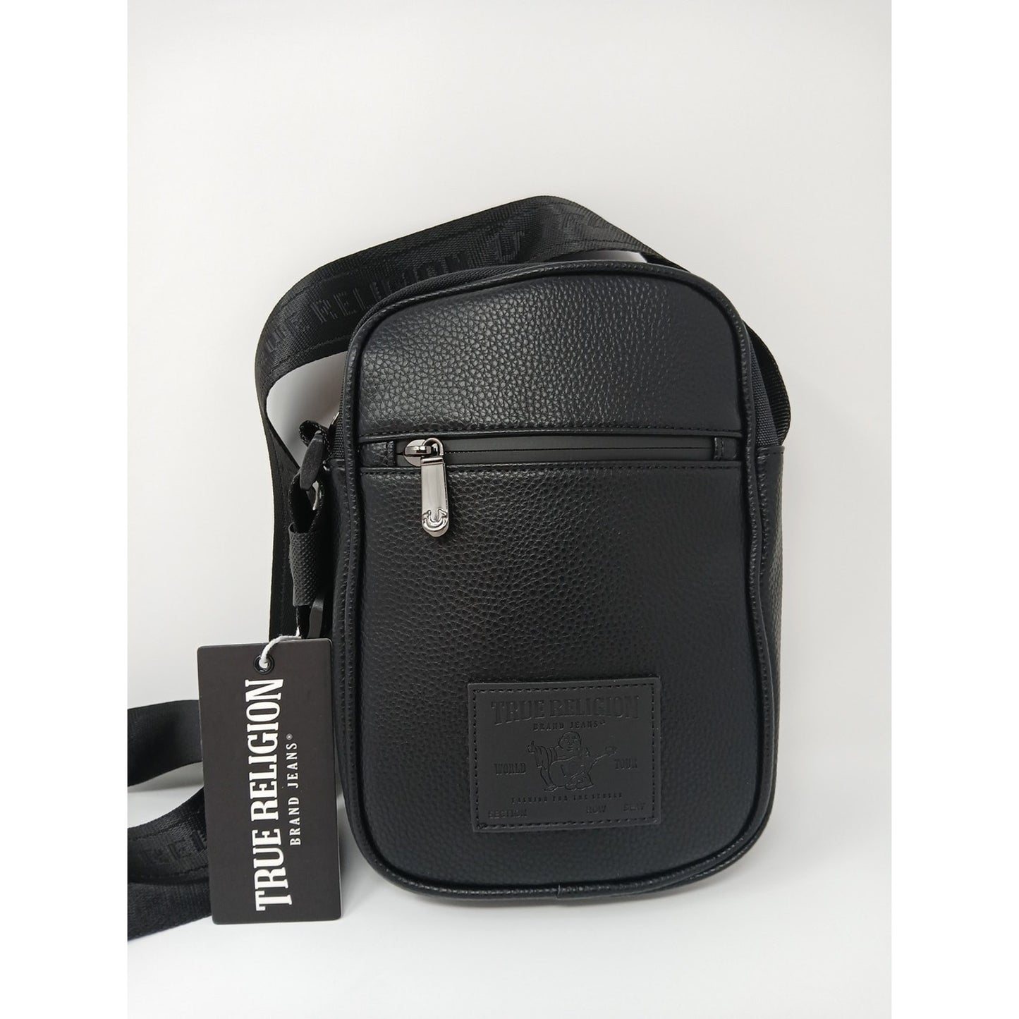 True Religion NEWAL Max Crossbody Purse Black Bag Pack Retro TR103990 New Tags