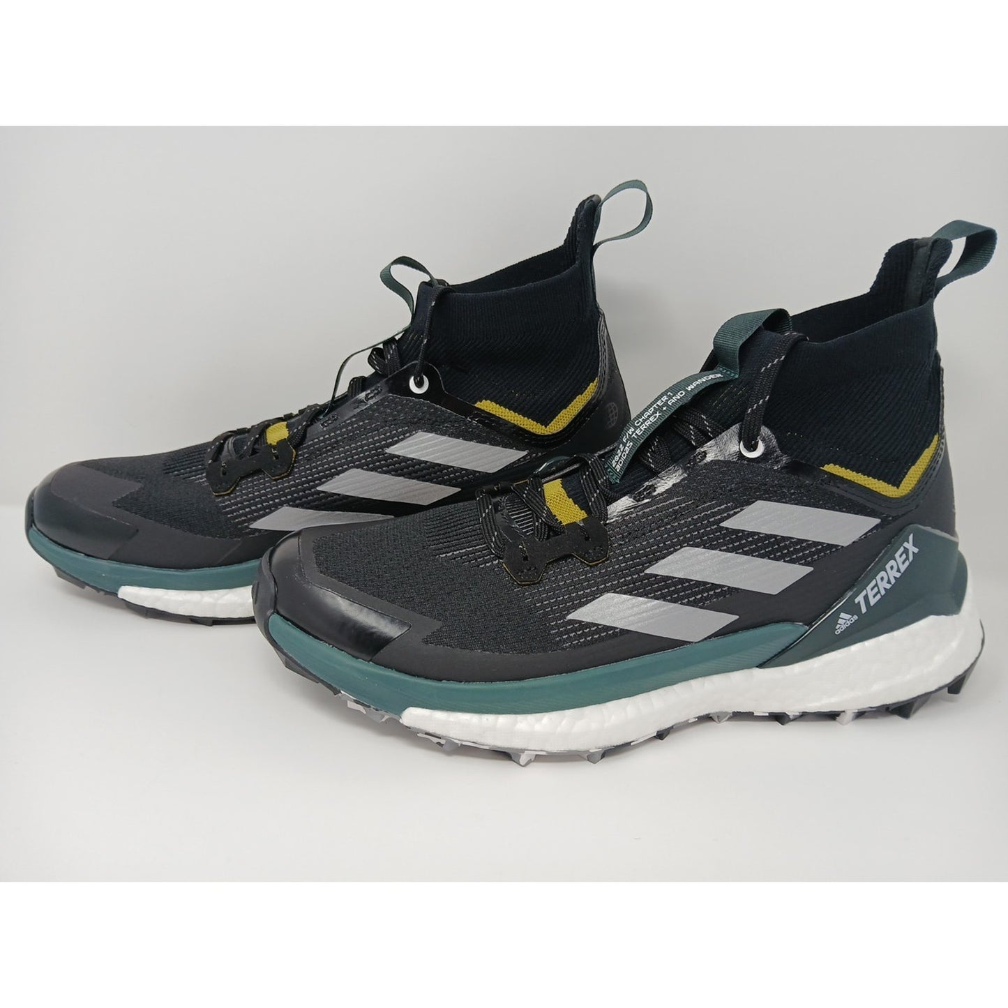 Adidas Terrex & Wander Free Hiker 2 Black Pulse Olive Shoes Men’s 10 GY9839 New