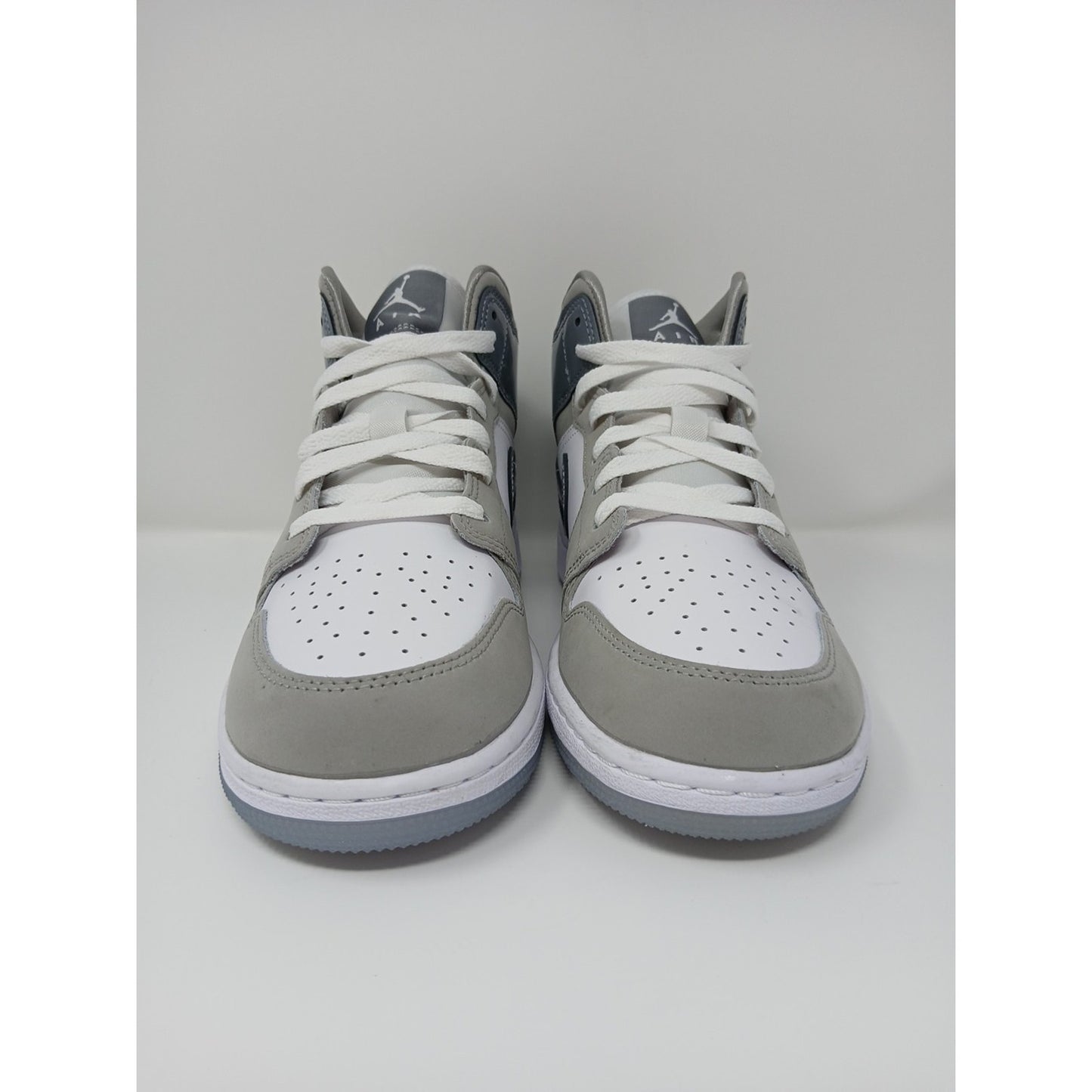 Nike Air Jordan 1 Mid SE GS AJ1 Patent Grey Shoes Sz 7Y /Women’s 8.5 HF3193-100