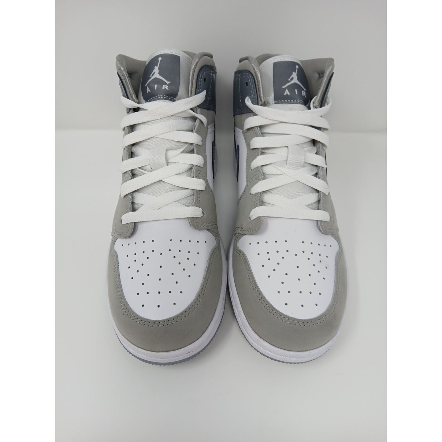 Nike Air Jordan 1 Mid SE GS AJ1 Patent Grey Shoes Sz 7Y /Women’s 8.5 HF3193-100
