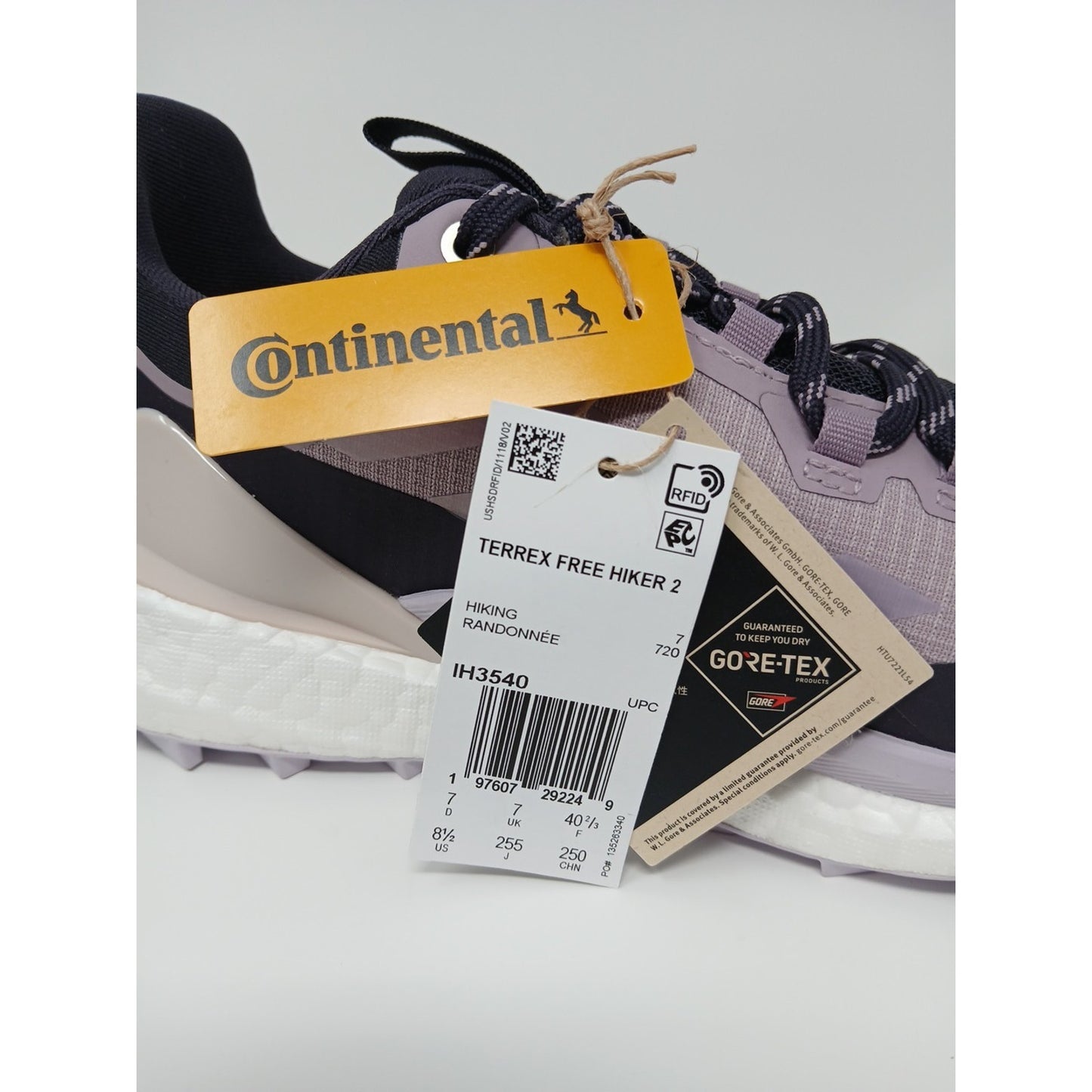 Adidas Terrex Free Hiker 2.0 Low Gore-Tex Hiking Shoes Women’s SZ US 8.5 IH3540