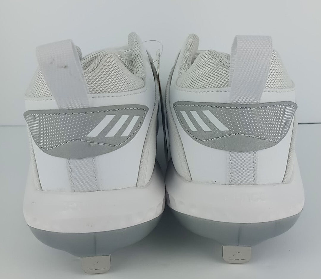 Adidas Icon 6 Bounce Baseball Cleats Cloud White Silver EG7602 Men