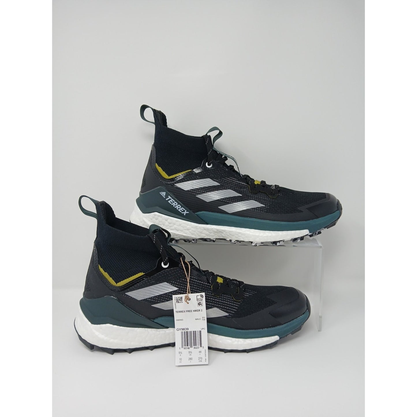 Adidas Terrex & Wander Free Hiker 2 Black Pulse Olive Shoes Men’s 10 GY9839 New