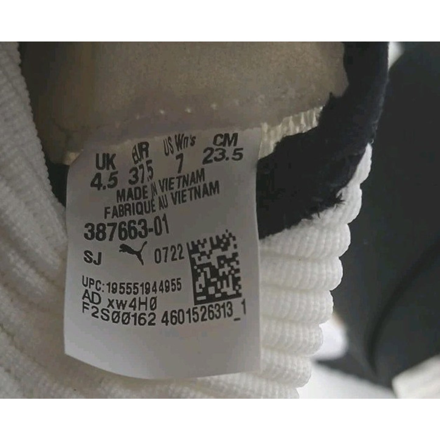 Puma Baby Phat X Defy Mid Women Sz 7 White/Blk Shoes Athletic Sneakers 387663