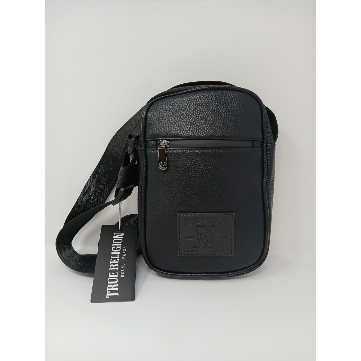 True Religion NEWAL Max Crossbody Purse Black Bag Pack Retro TR103990 New Tags