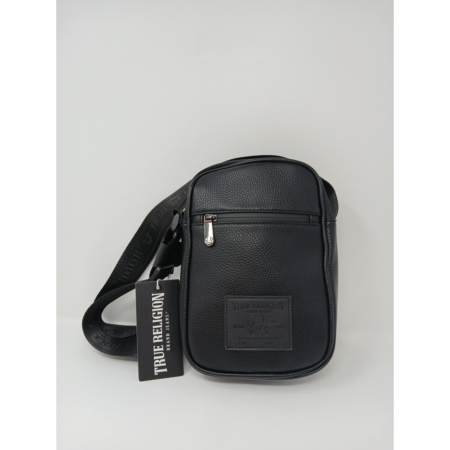 True Religion NEWAL Max Crossbody Purse Black Bag Pack Retro TR103990 New Tags