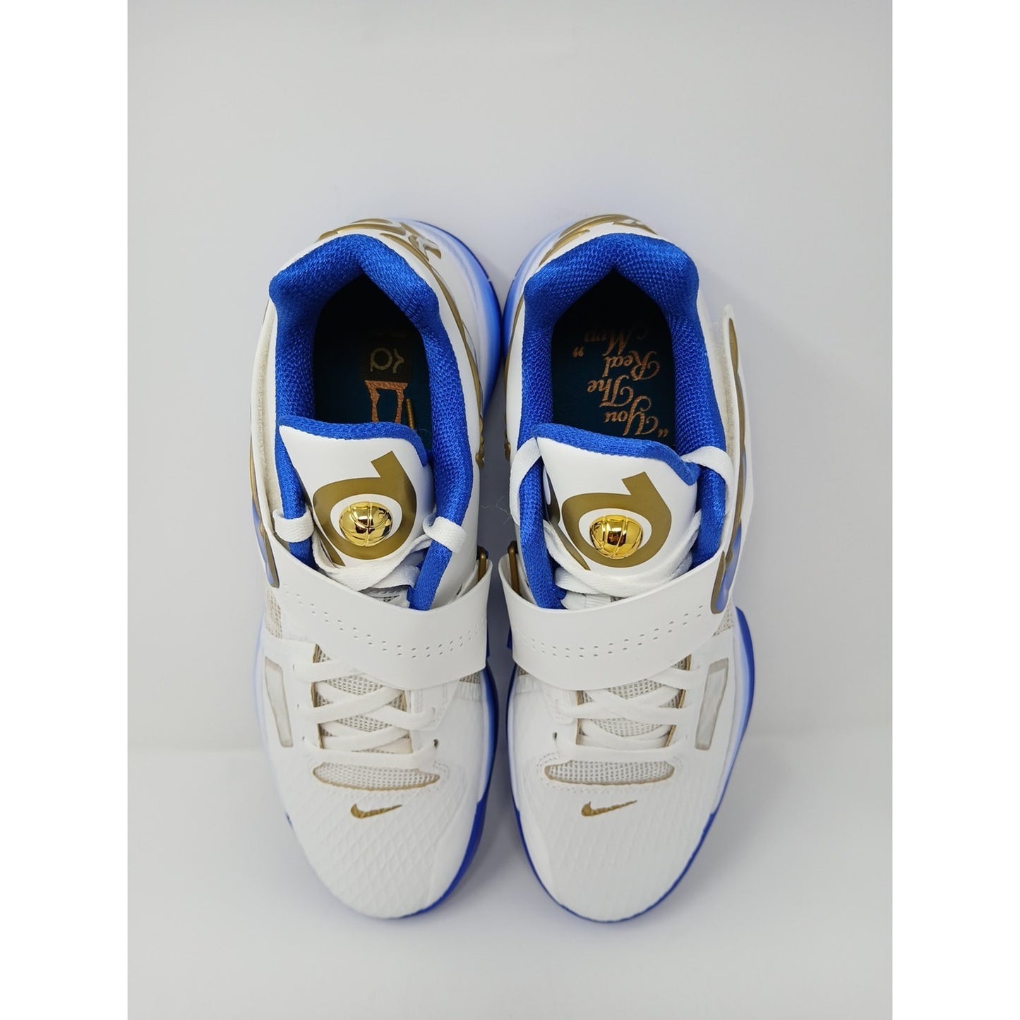 Nike Zoom KD 4 White/Hyper Royal Men's Size US 12 Basketball Shoes IB3546 100